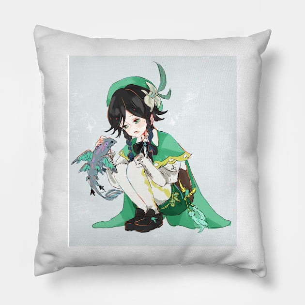 Venti Pillow by MeiNotScared