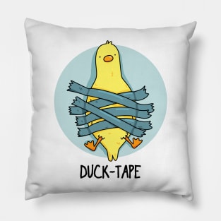 Duck Tape Cute Duct Tape Duck Pun Pillow