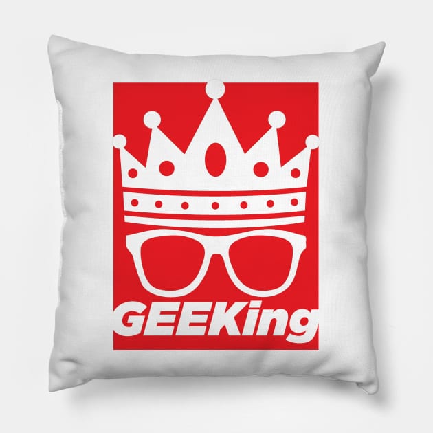 GEEKing SUPReme (rouge) Pillow by GEEKing Official
