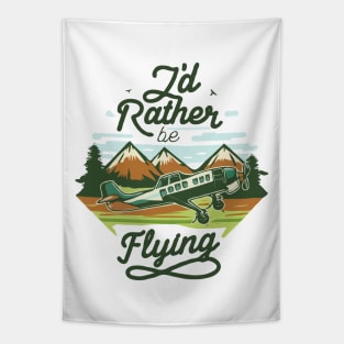 I'd Rather Be Flying. Vintage Tapestry