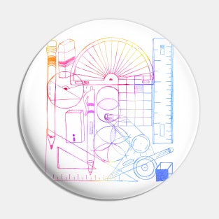 Math & Science Tools 2 Pin