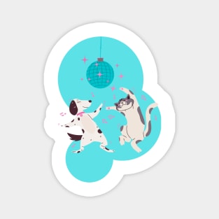 animals dancing Magnet