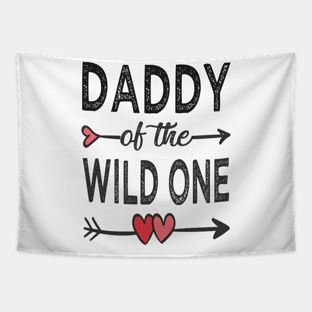 daddy of the wild one Tapestry by Bagshaw Gravity