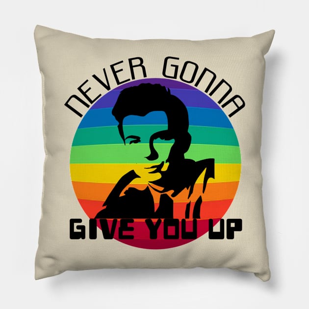 Rick roll T-shirt Pillow by Ucup stores