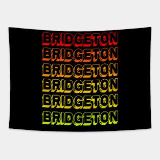 Bridgeton, NJ | Vintage Style New Jersey T-shirt Tapestry