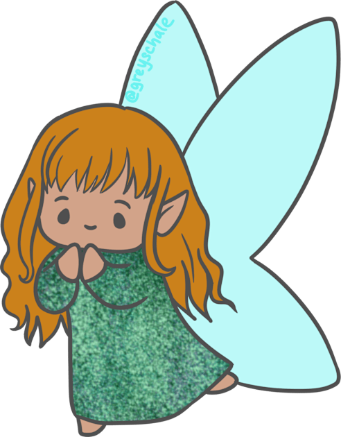 Glitter Fairy Kids T-Shirt by greys