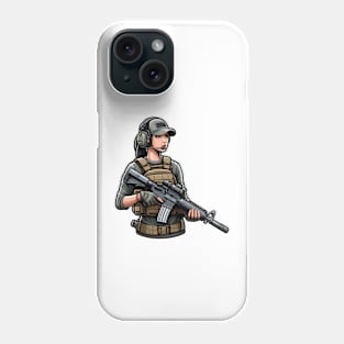 Tactical Girl Phone Case