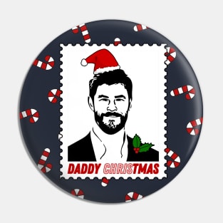 Daddy Christmas Pin