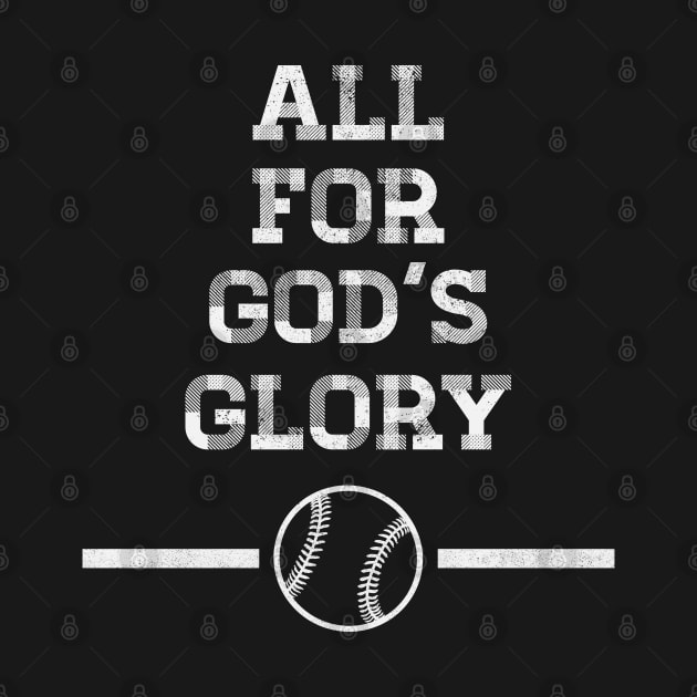 Christian Baseball Player - God's Glory by Commykaze