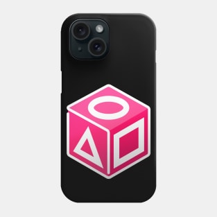 SQUID GAME - MINIMALIST ISOMETRIC CUBE DESIGN Phone Case