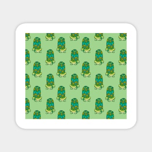 Long Turtle Pattern Magnet