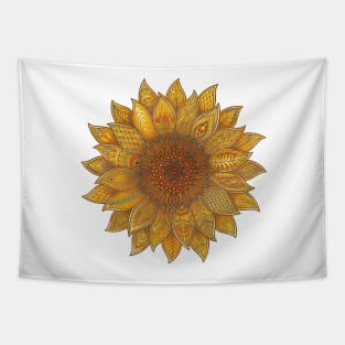 Sunflower Mandala Tapestry