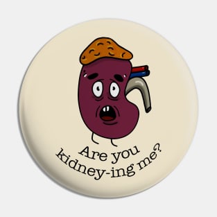 Are You Kidney Ing Me? Pin