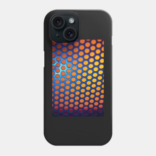 Metalic backlit shinny background Phone Case