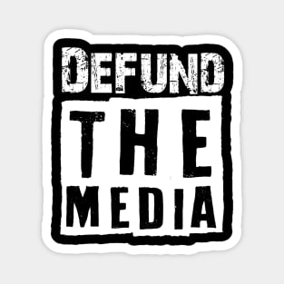 Defund The Media vintage Magnet