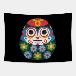 Daruma Owl Doll Tapestry