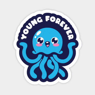 Jellyfish Young Forever Magnet