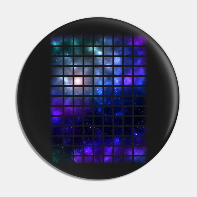 Galaxy Grid Pin by zoddie