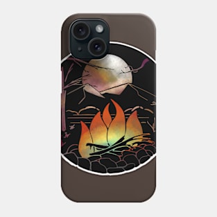 Camp Nights (solid background) Phone Case