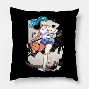 Anime Basketball Girl Sports Pillow