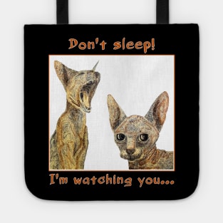 Sphinx cat Tote