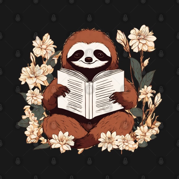 Sloth Reading by Annabelhut