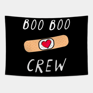 Boo Boo Crew Nurse T Shirt Funny Cute Halloween Gift Tapestry