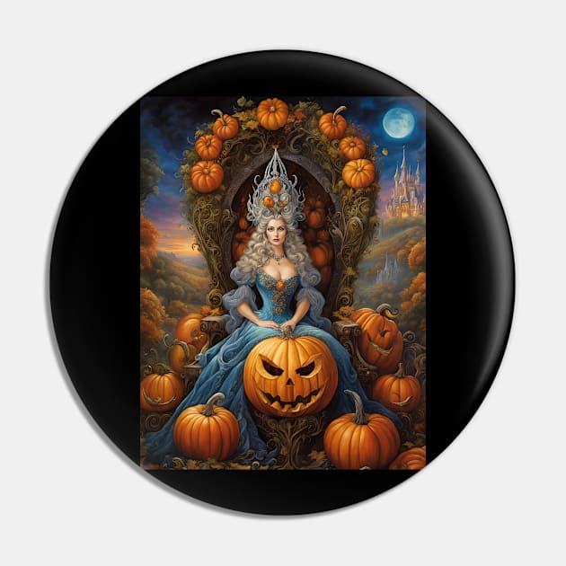 Pumpkin Queen Pin by FineArtworld7