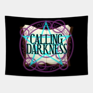 Calling Darkness Book Logo Tapestry