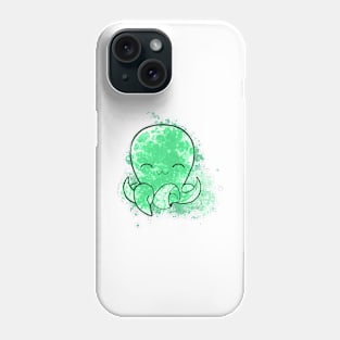 Cute green octopus Phone Case