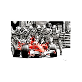 Michael Schumacher, Ferrari 248F1, Monaco T-Shirt