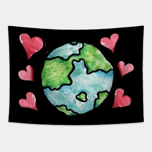 Love Earth Tapestry