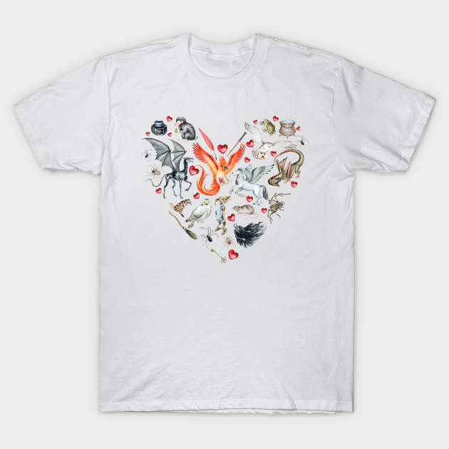 i love you - Magical Creatures - T-Shirt