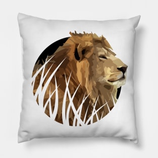 Lion King of Animals Pillow