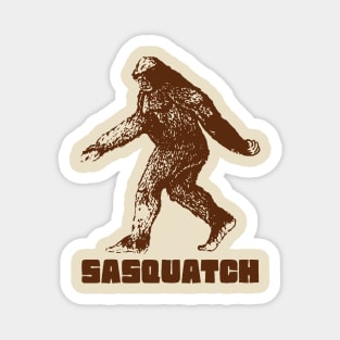 Sasquatch Retro Cryptozoology FanArt Magnet