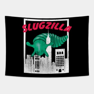 Green Slugzilla 3D Printed Sensory Slug Rampages New York! Tapestry