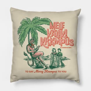 Mele KalikiKrampus Pillow