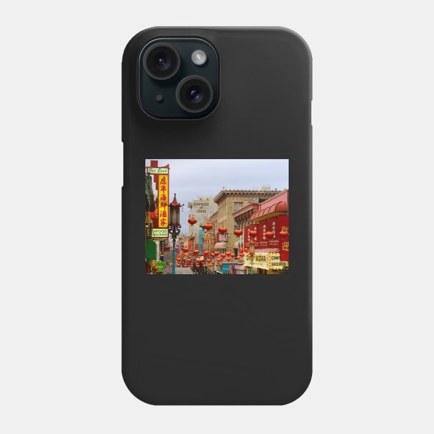 Chinatown San Francisco Phone Case by softbluehum