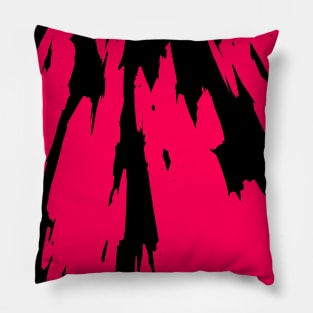 Black and red Pillow