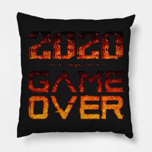 2020 Game Over Funny T-Shirt for Quarantined Gamers Pillow