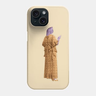 Fish Head Woman, Pointing Finger, Sea Creature Phone Case