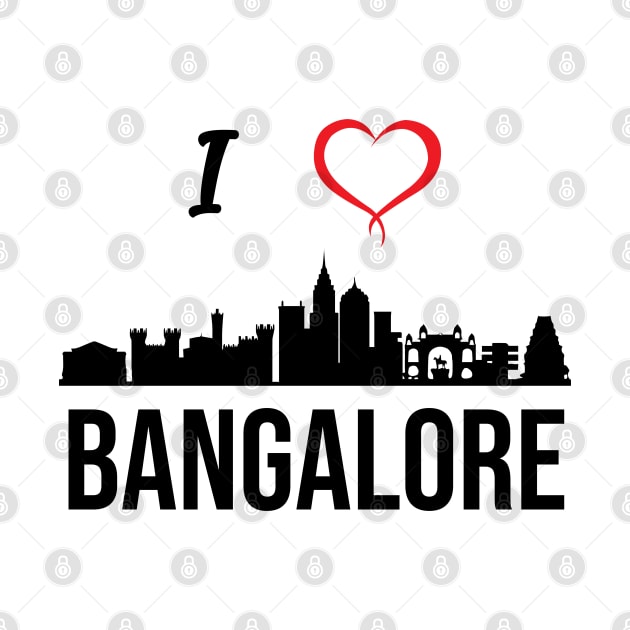 I love Bangalore Bengaluru India by alltheprints