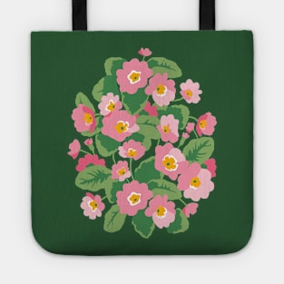 Blooming pink primrose Tote