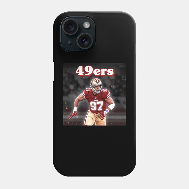 49ers Phone Case by Light Up Glow 