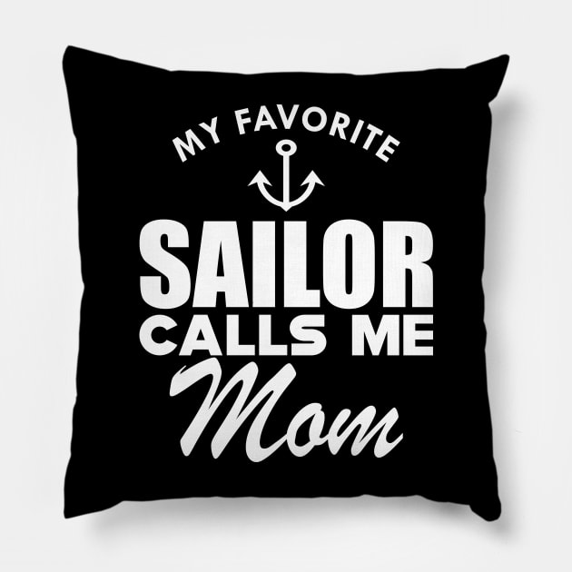 Sailor Mom w Pillow by KC Happy Shop