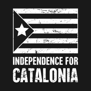 Distressed Catalunya Flag | Independence For Catalonia T-Shirt