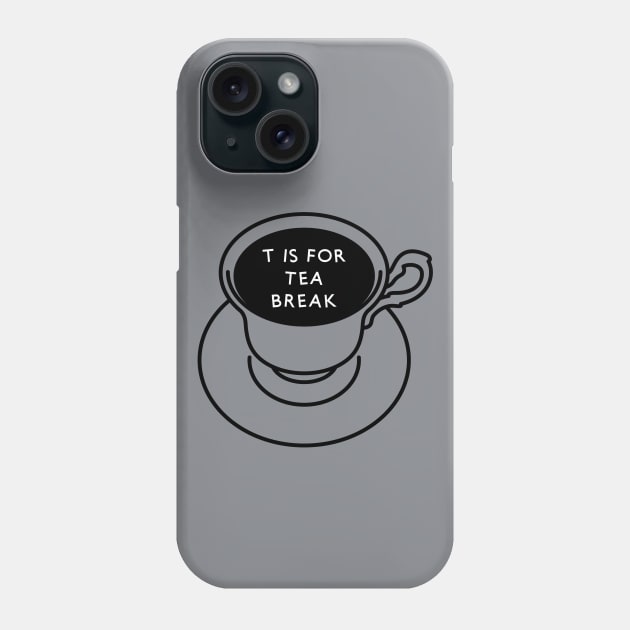 TEA BREAK Phone Case by VectorVectoria