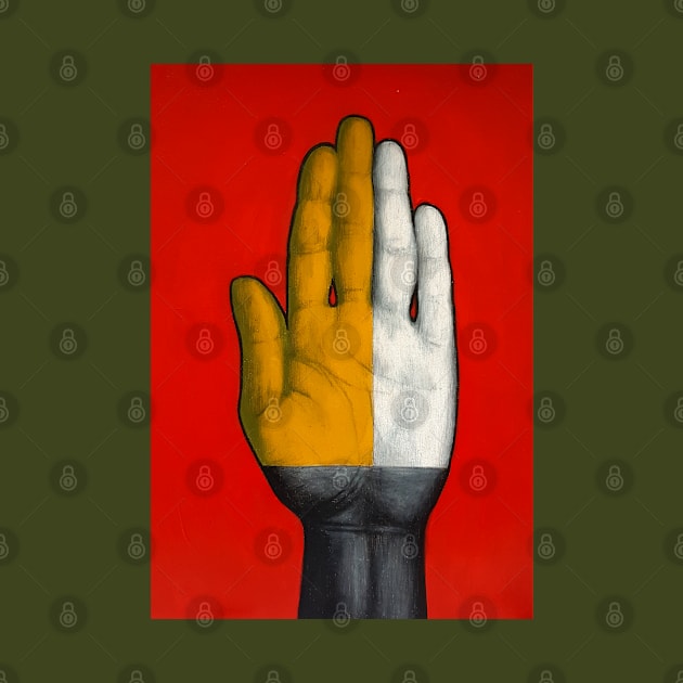 Racial Unity Hand by G Skeggs