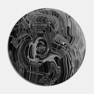 Digital abstract art 3.8 Pin