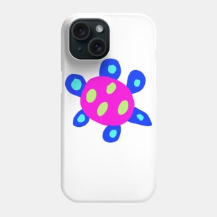 purple blue tortoise design Phone Case